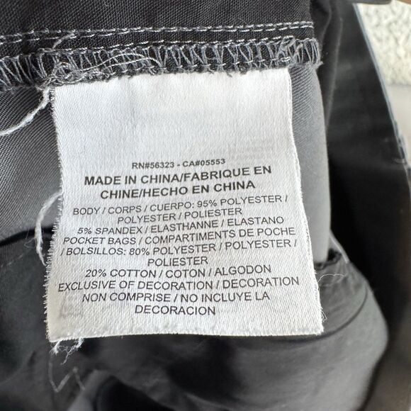 Nike Pants Mens 33x31 Grey Dri-Fit Golf Slacks Flat Front Performance Stretch - Picture 10 of 11